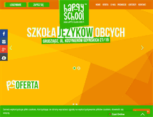 Tablet Screenshot of happy-school.com.pl